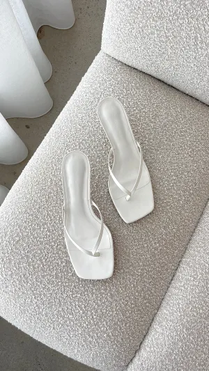 Xami Heel -  White Billy J