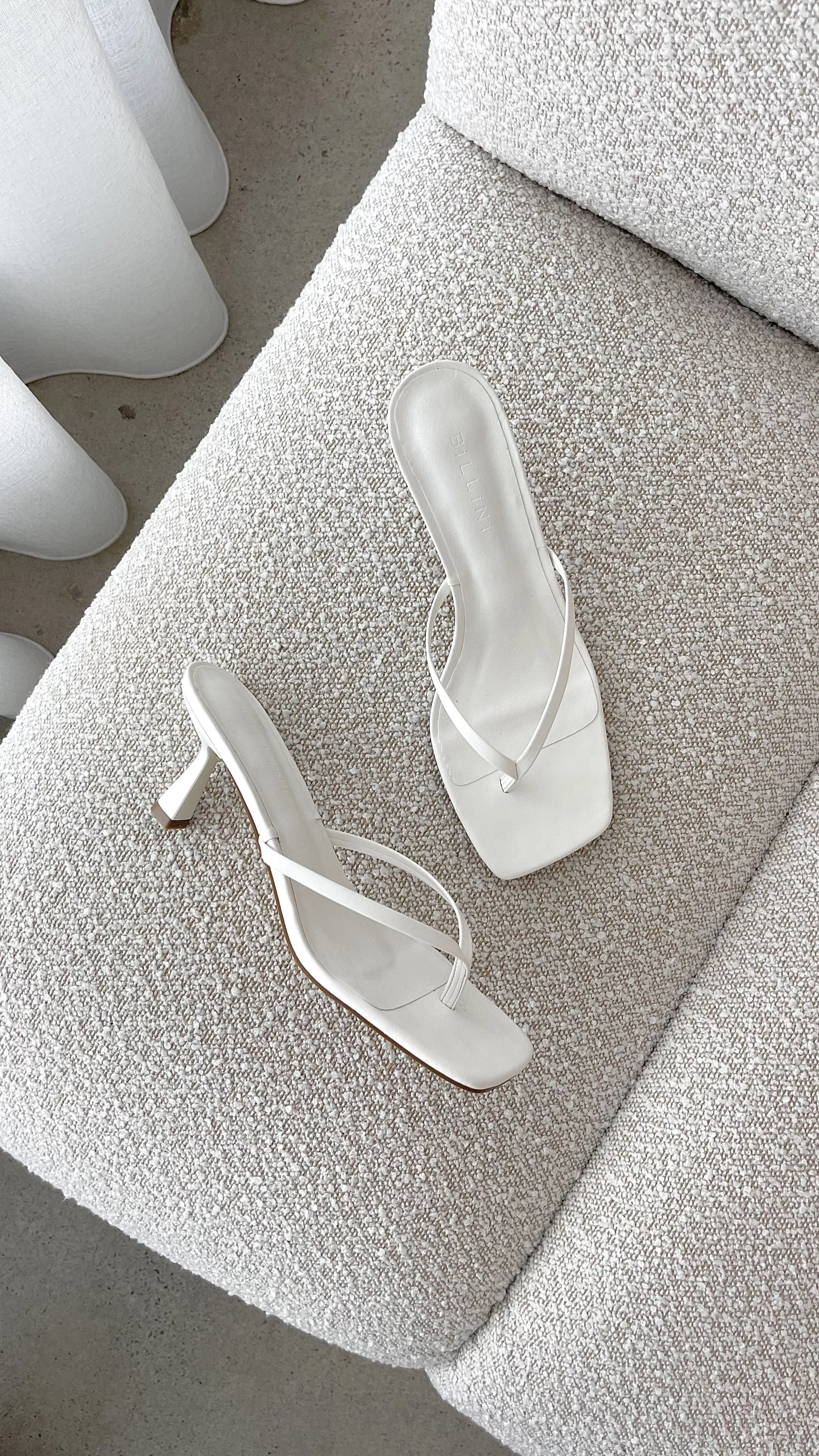 Xami Heel -  White Billy J