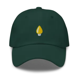 Yellow Holiday Light Hat