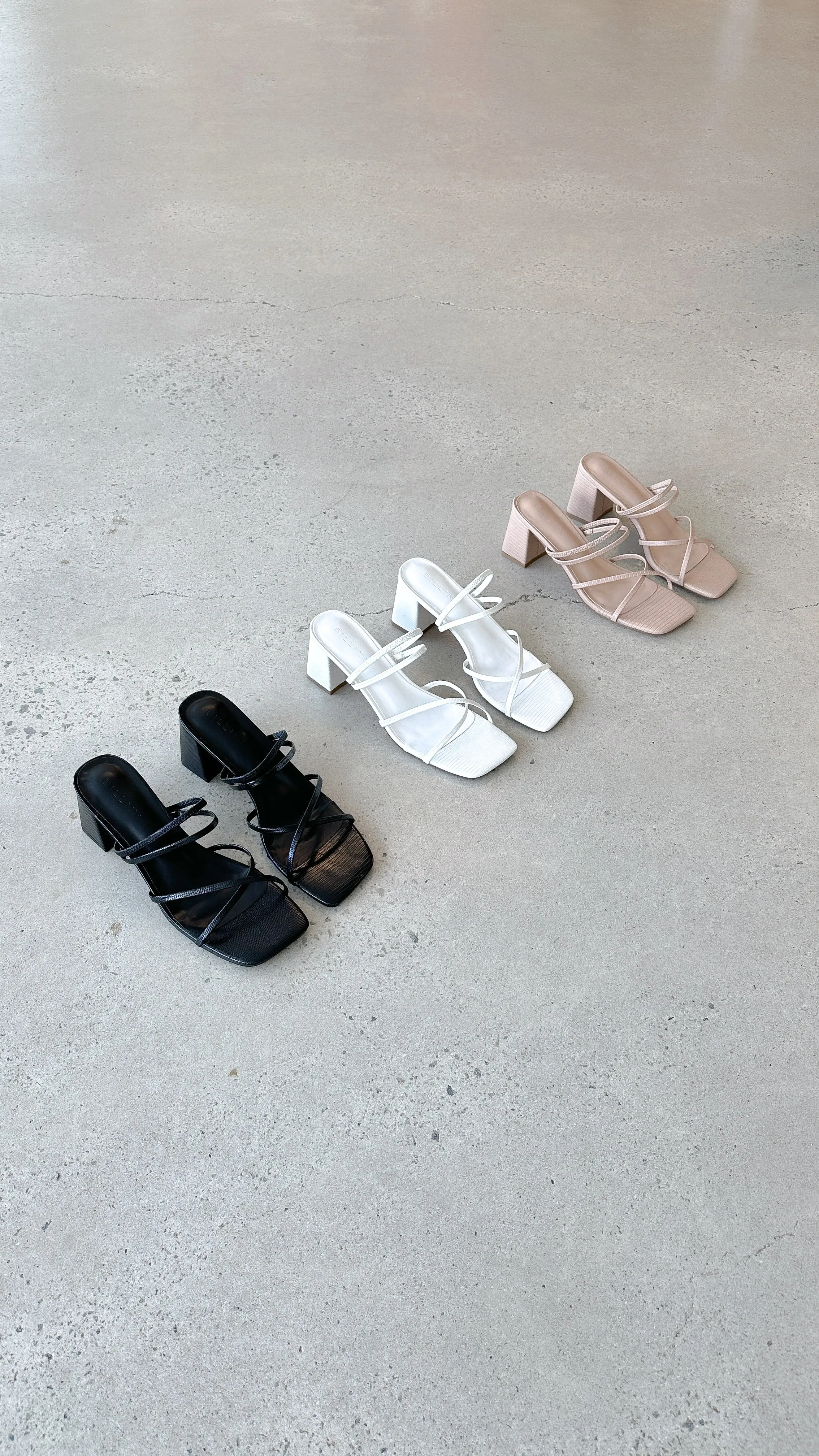 Yesha Heel - Black Scale Billy J