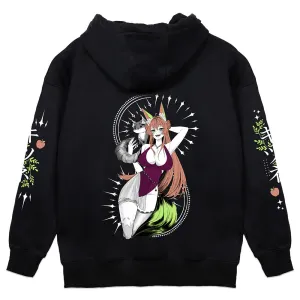 YourItalianWaifu Radiant Kitsune Hoodie