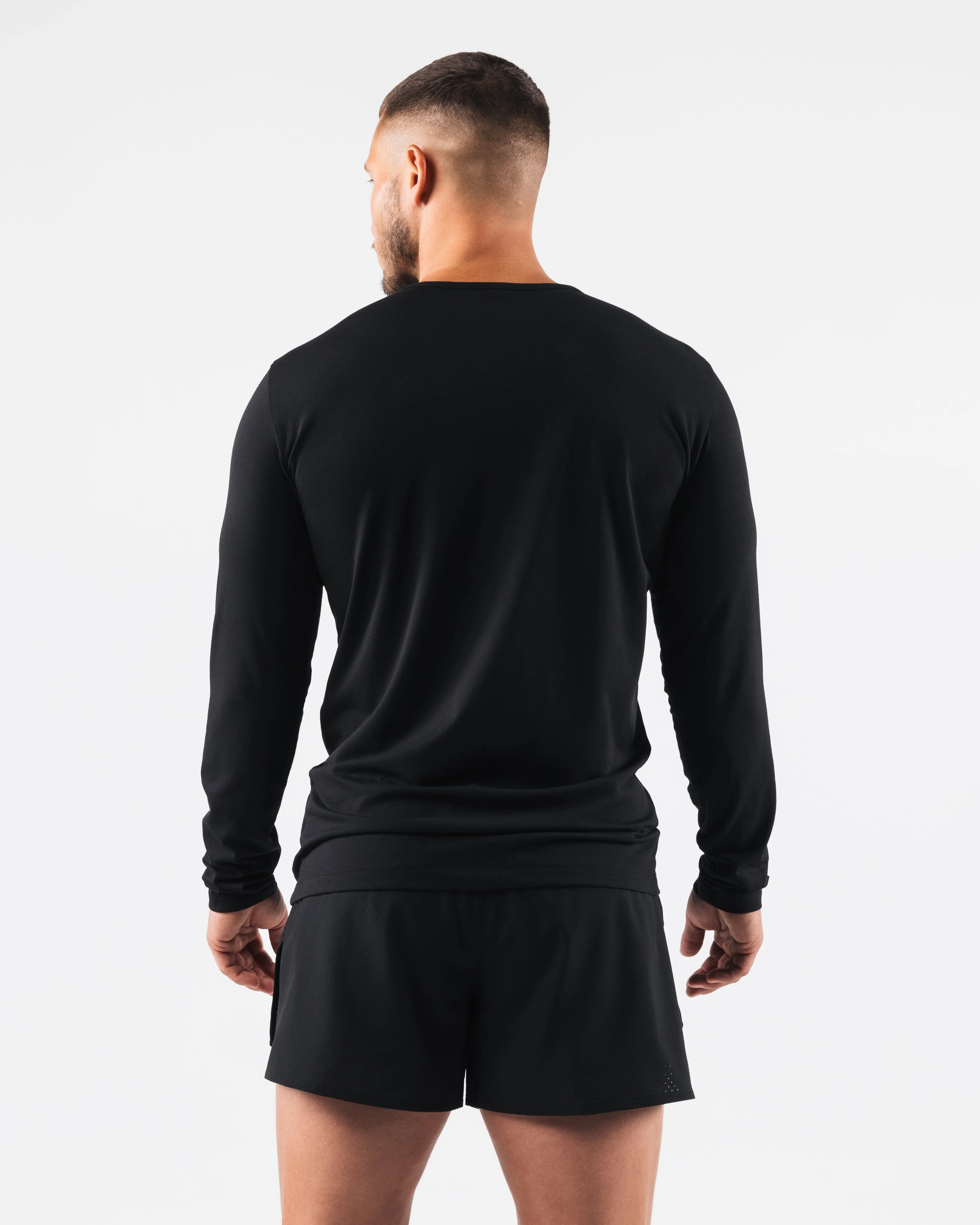 Zero Classic LS Tee 2pk - Black Alphalete Athletics