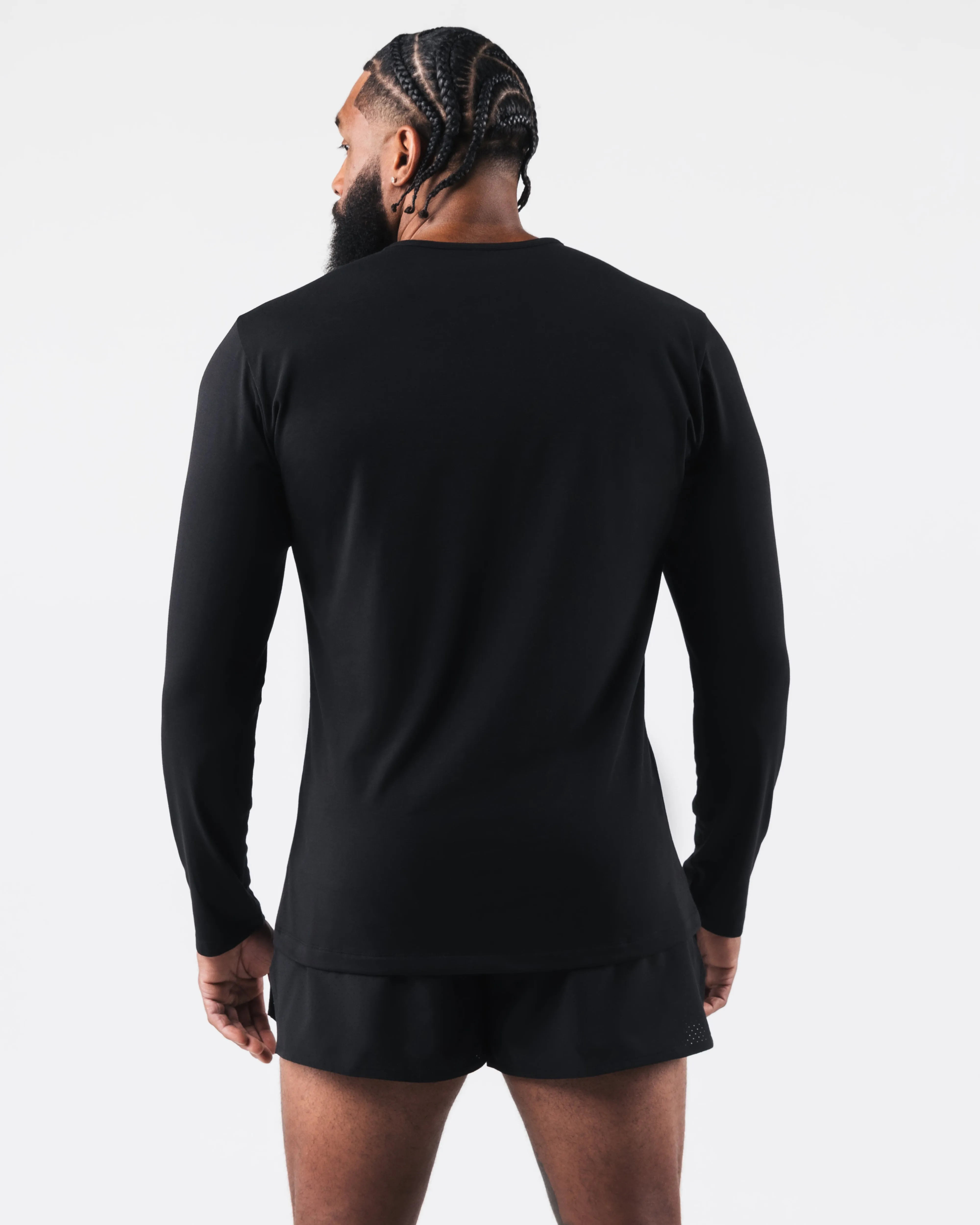Zero Classic LS Tee 2pk - Black Alphalete Athletics