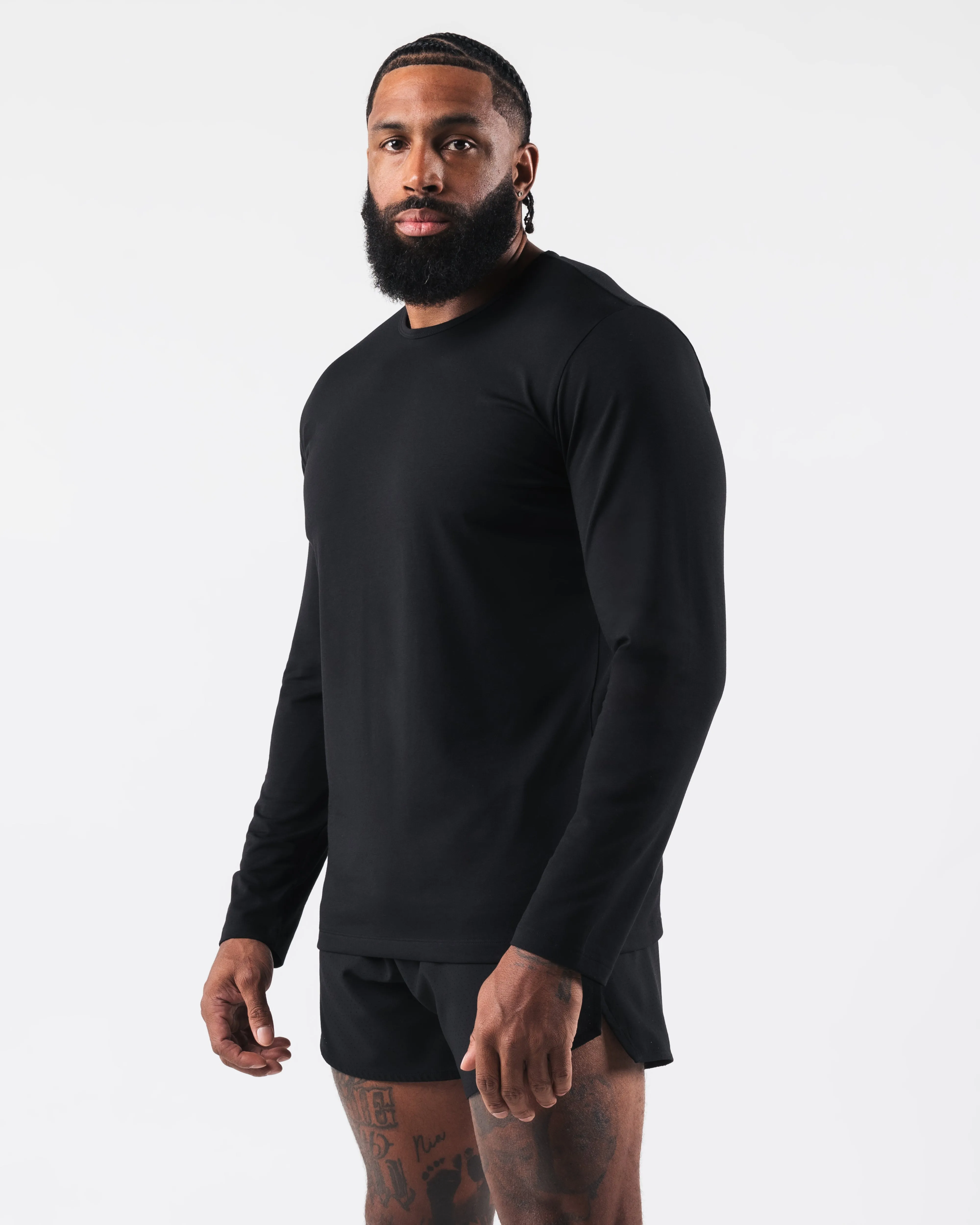 Zero Classic LS Tee 2pk - Black Alphalete Athletics