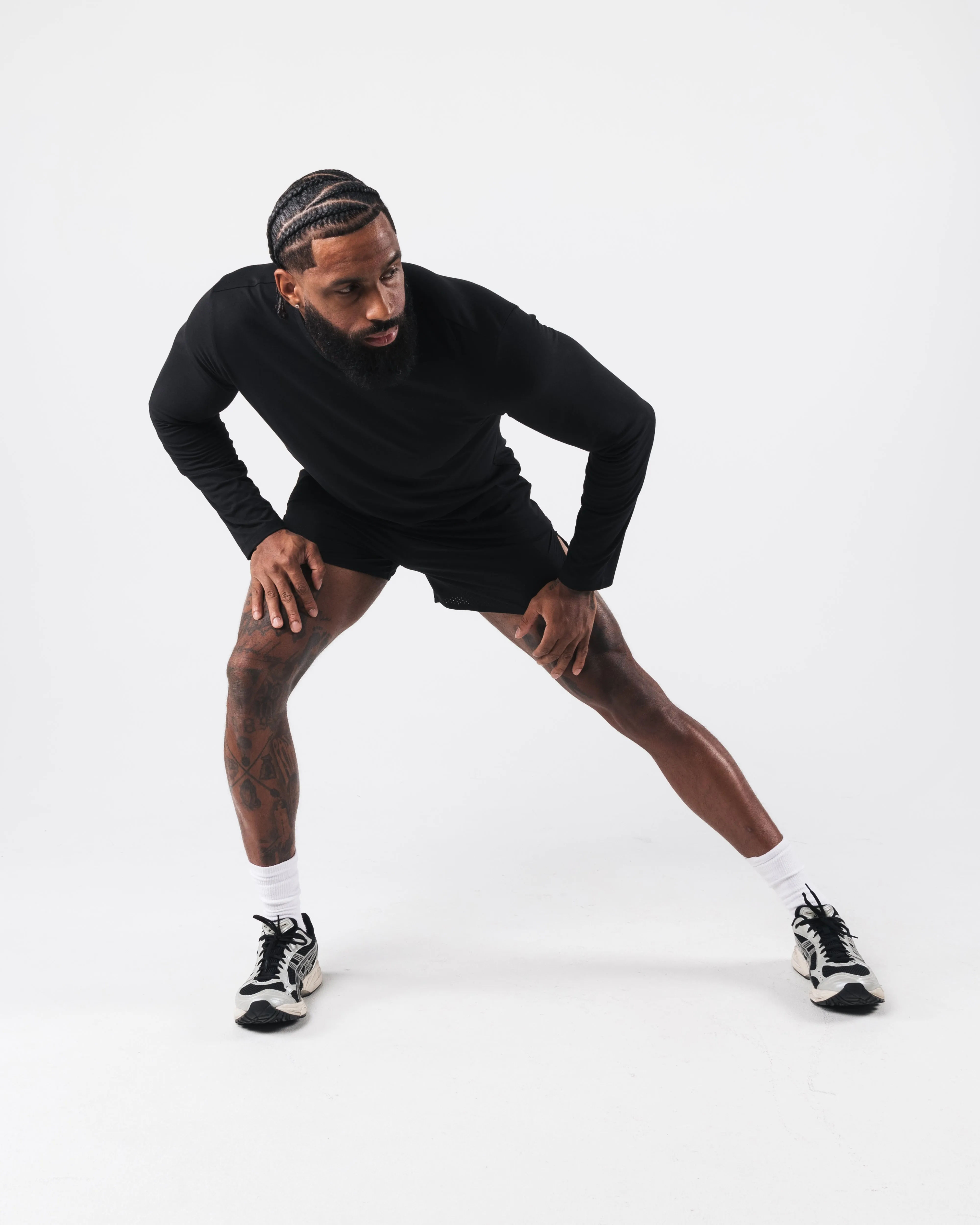 Zero Classic LS Tee 2pk - Black Alphalete Athletics