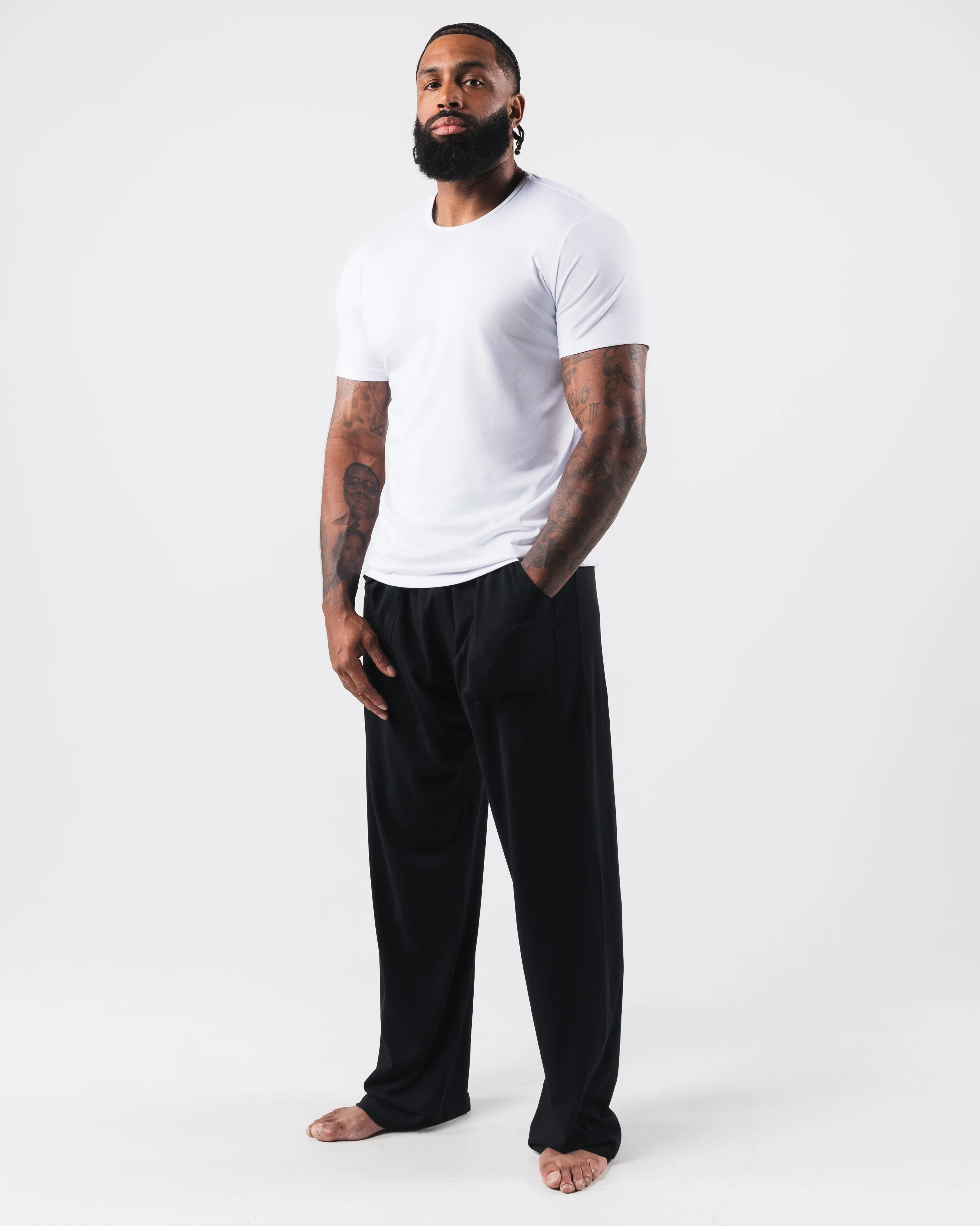 Zero Classic Straight Leg Pant - Black Alphalete Athletics