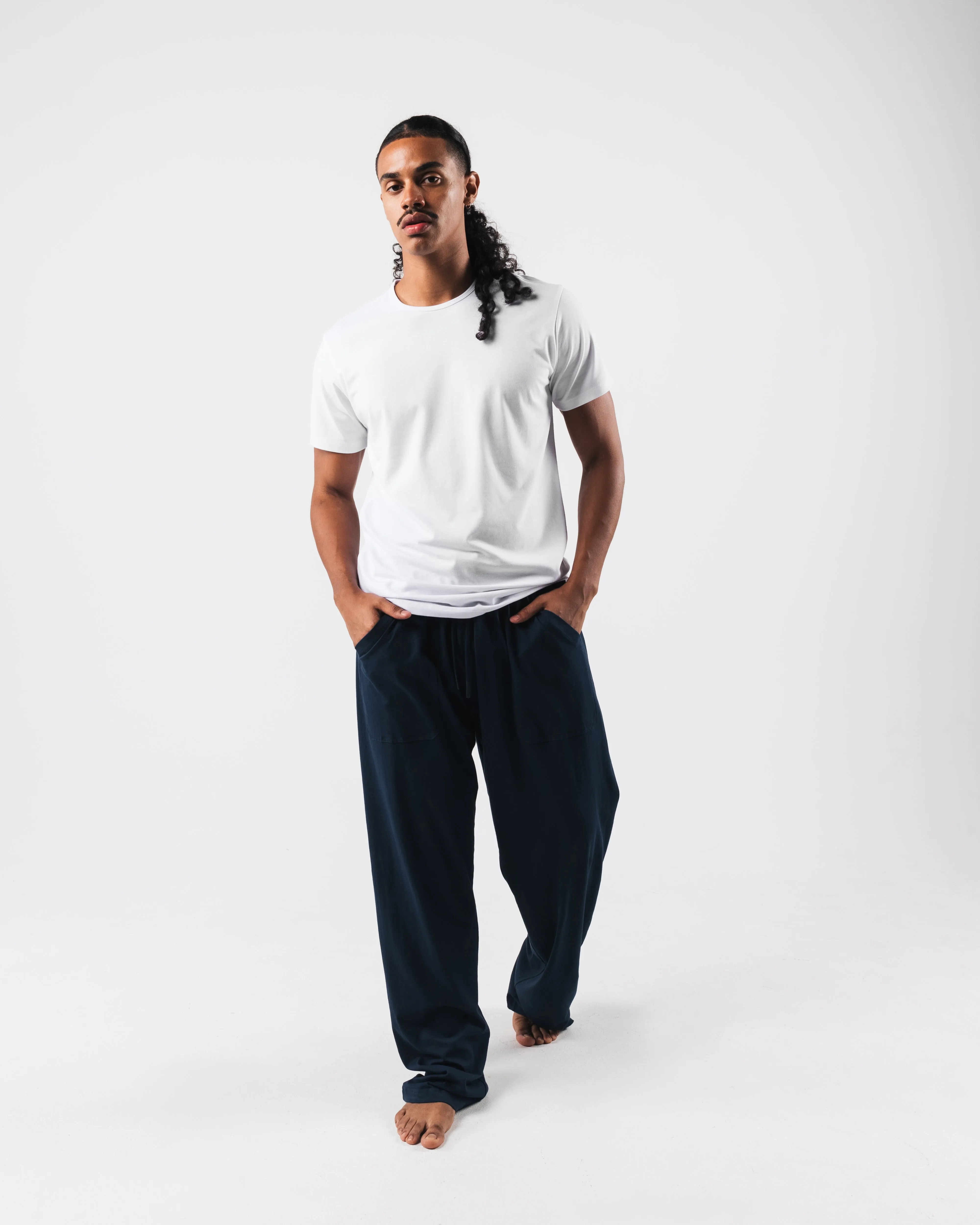 Zero Classic Straight Leg Pant - Navy Alphalete Athletics