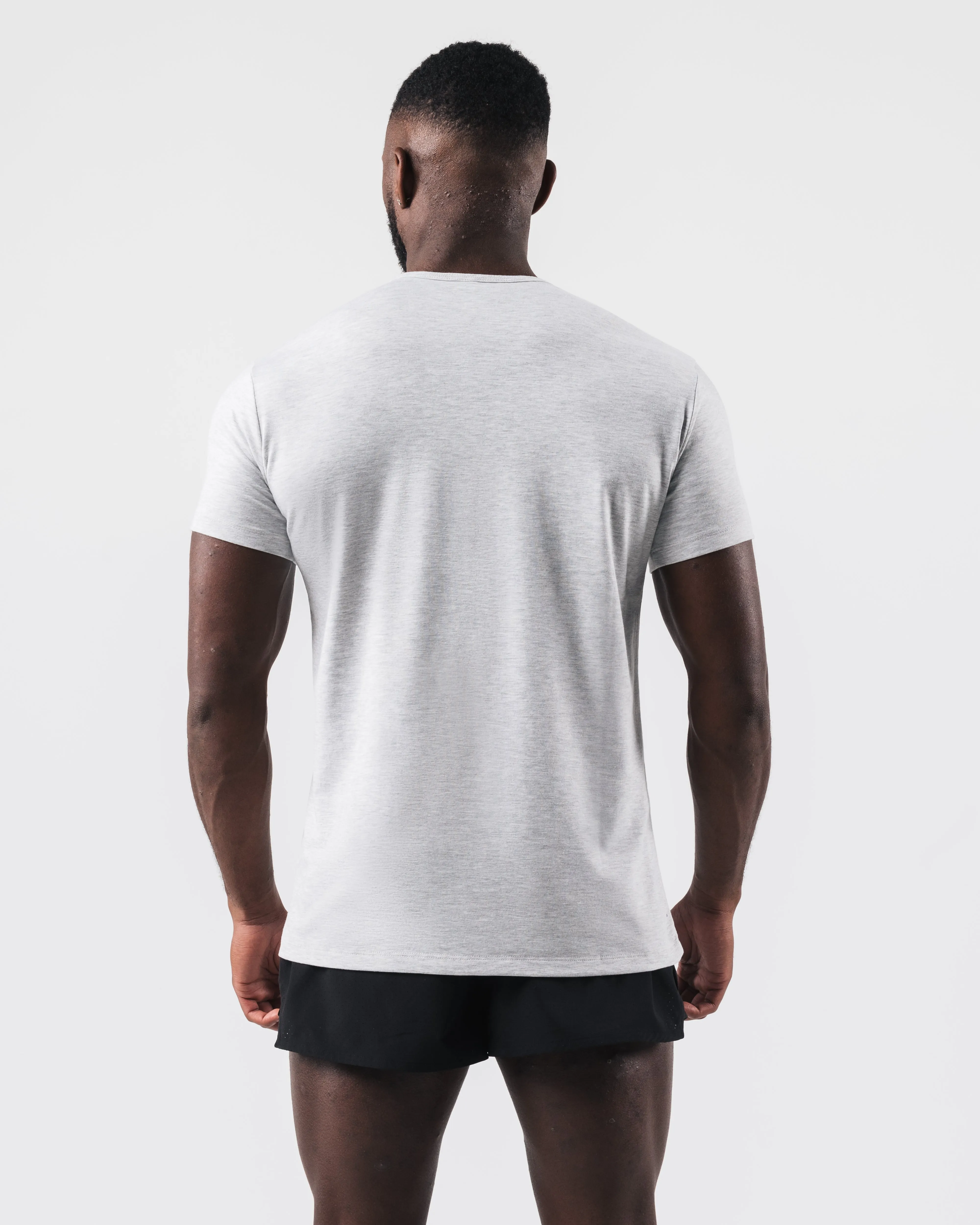 Zero Classic Tee 2pk - Heather Grey Alphalete Athletics