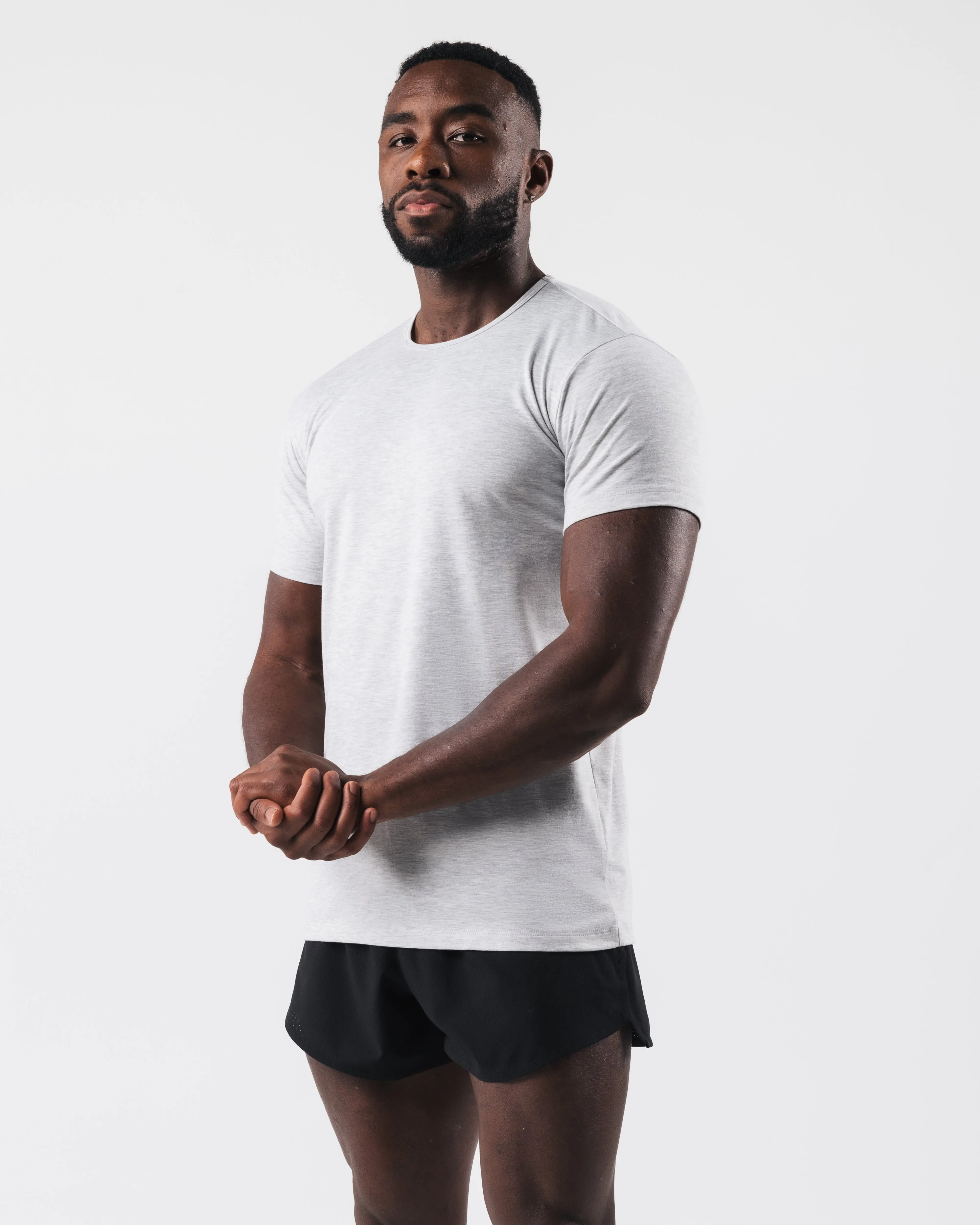 Zero Classic Tee 2pk - Heather Grey Alphalete Athletics