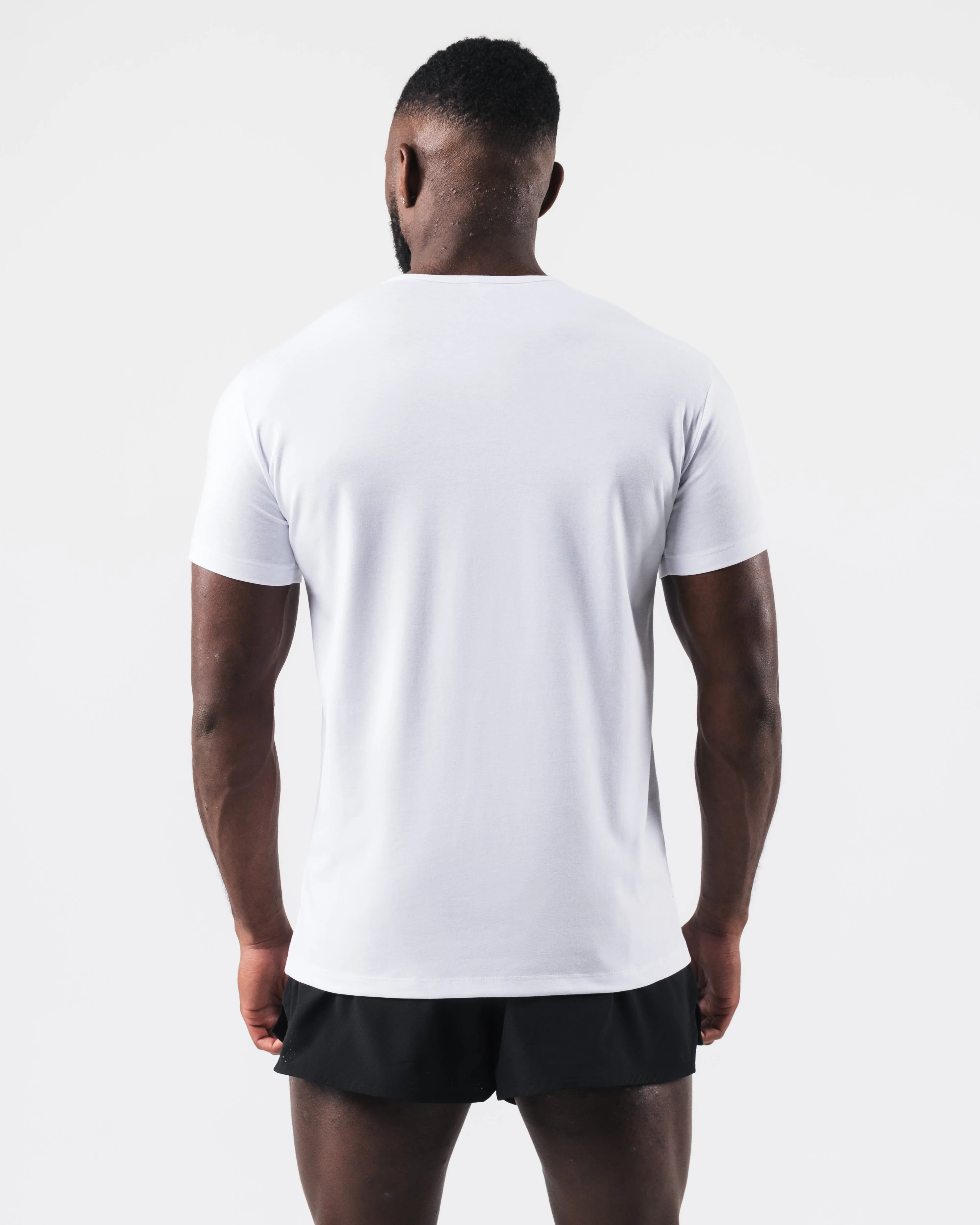 Zero Classic Tee 2pk - White Alphalete Athletics