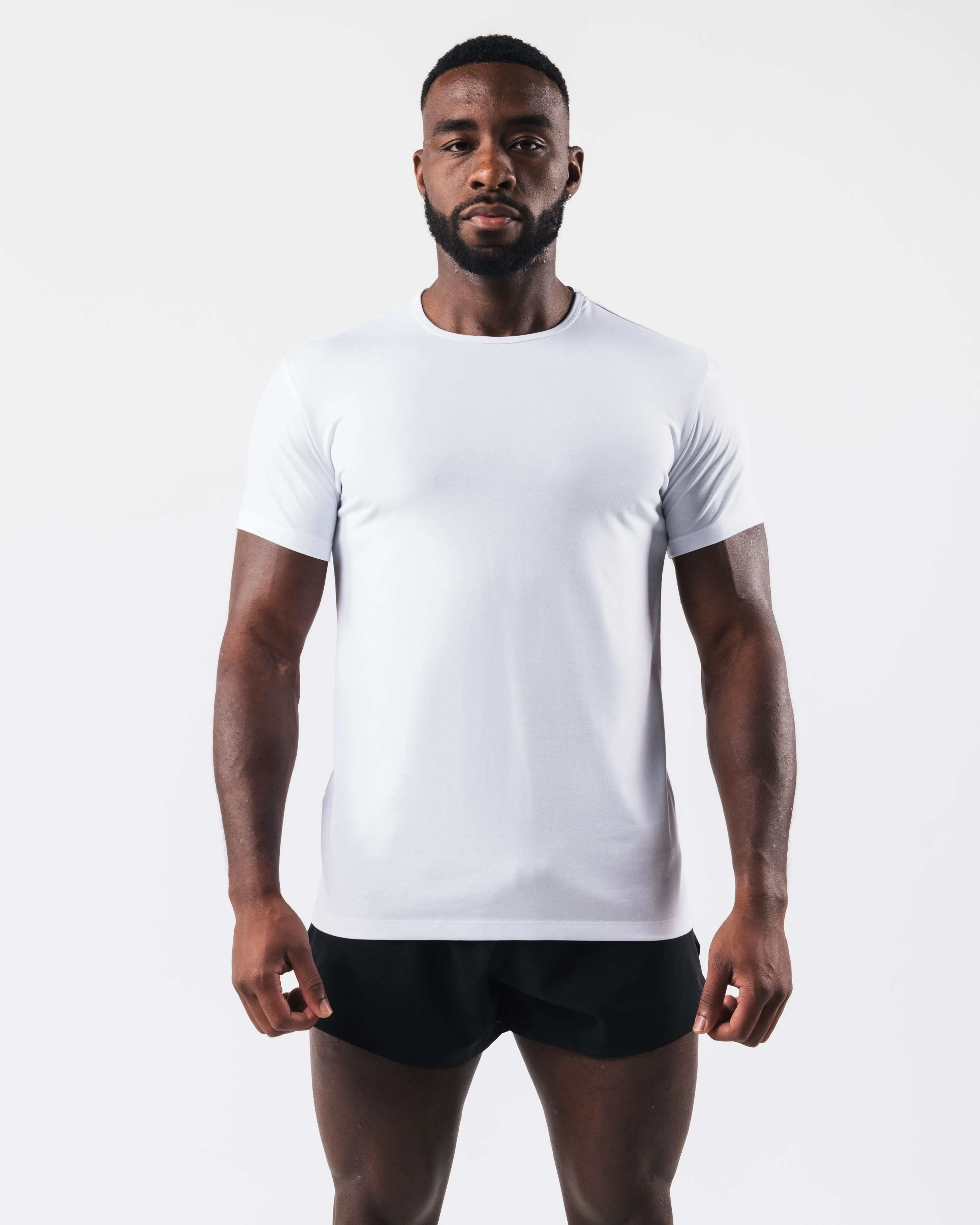 Zero Classic Tee 2pk - White Alphalete Athletics