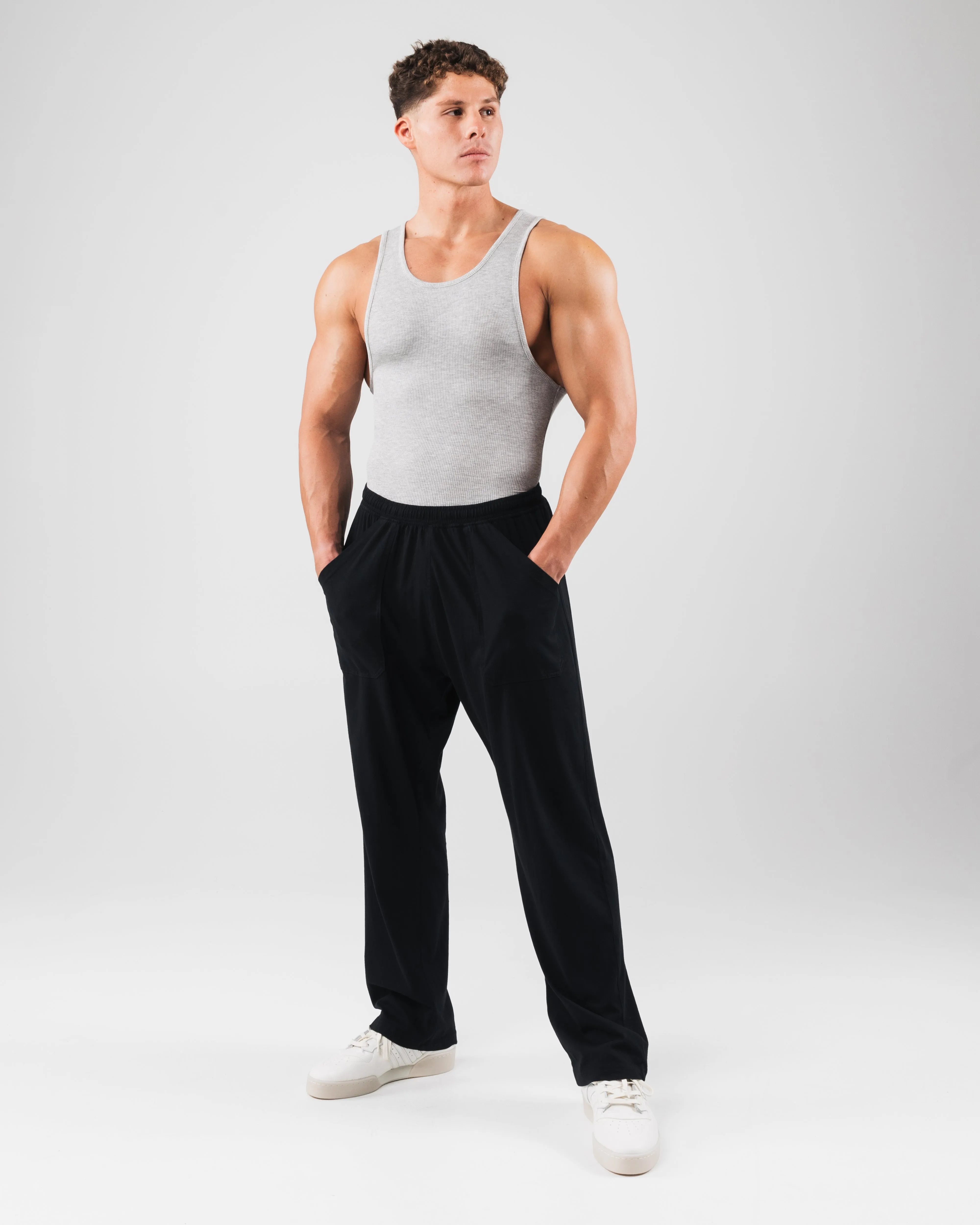 Zero Ribbed Tank 2pk - Heather Grey Alphalete Athletics