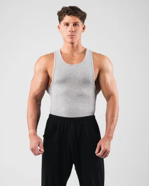 Zero Ribbed Tank 2pk - Heather Grey Alphalete Athletics