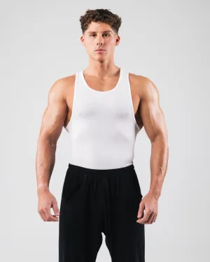 Zero Ribbed Tank 2pk - White Alphalete Athletics