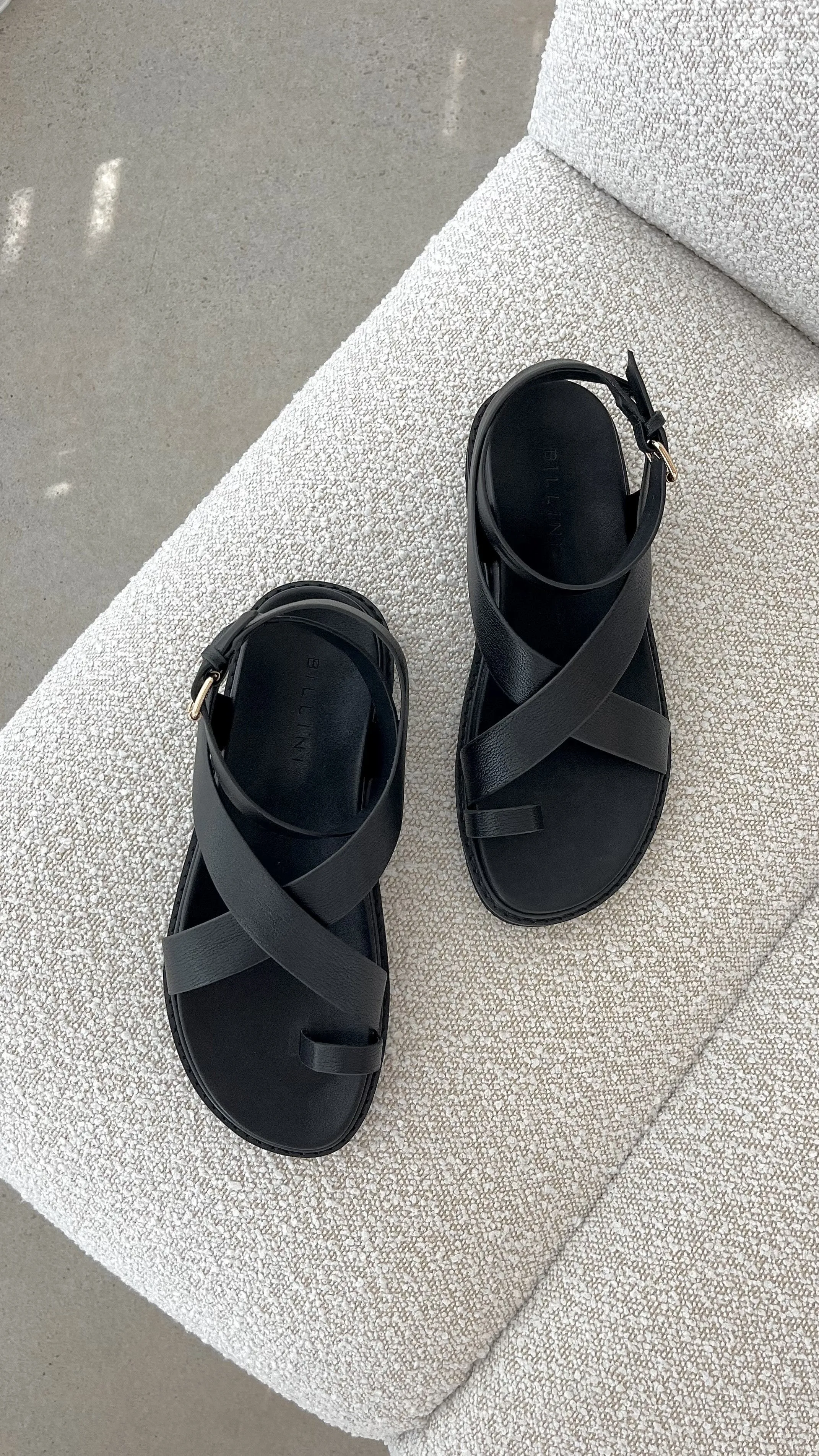 Zini Sandal - Black Billy J