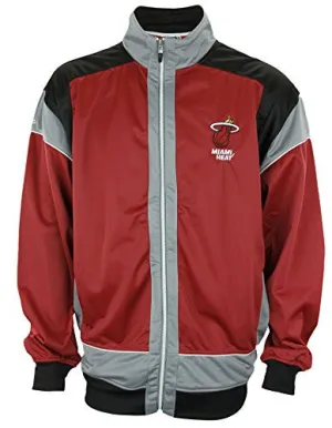 Zipway NBA Basketball Men's Big and Tall Miami Heat Walt Full Zip Jacket, Red