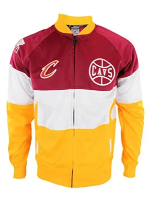 Zipway NBA Mens Cleveland Cavaliers Stamped Full Zip Athletic Jacket